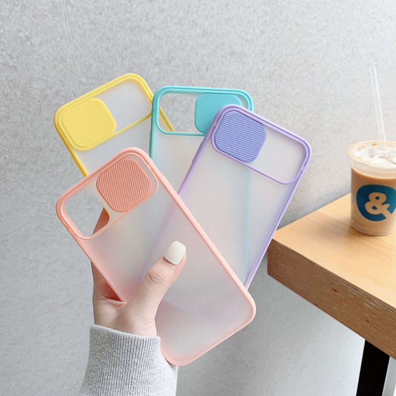 Camera Lens Protection Phone Case on For iPhone