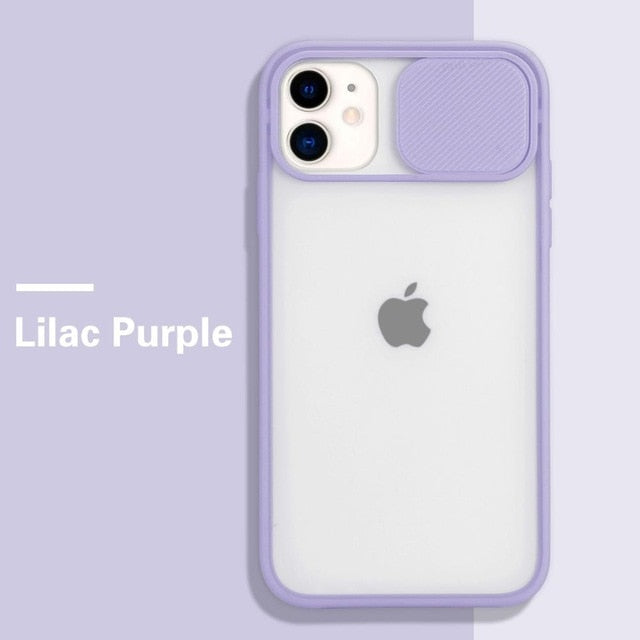 Camera Lens Protection Phone Case on For iPhone