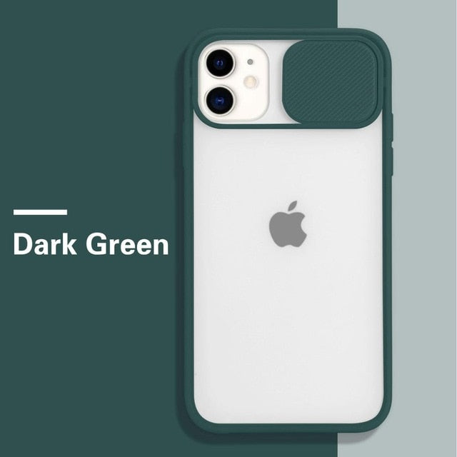 Camera Lens Protection Phone Case on For iPhone