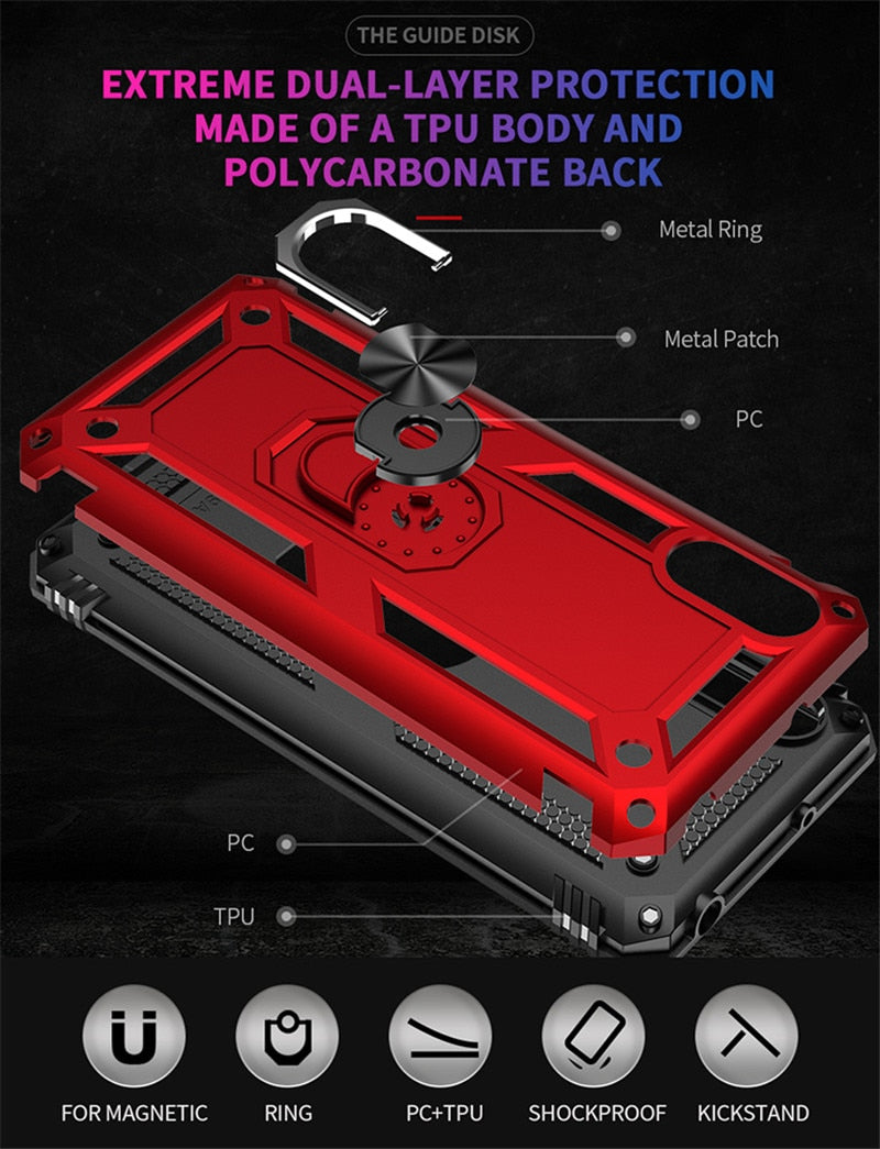 For Xiaomi Redmi Case Shockproof Armor Phone Case