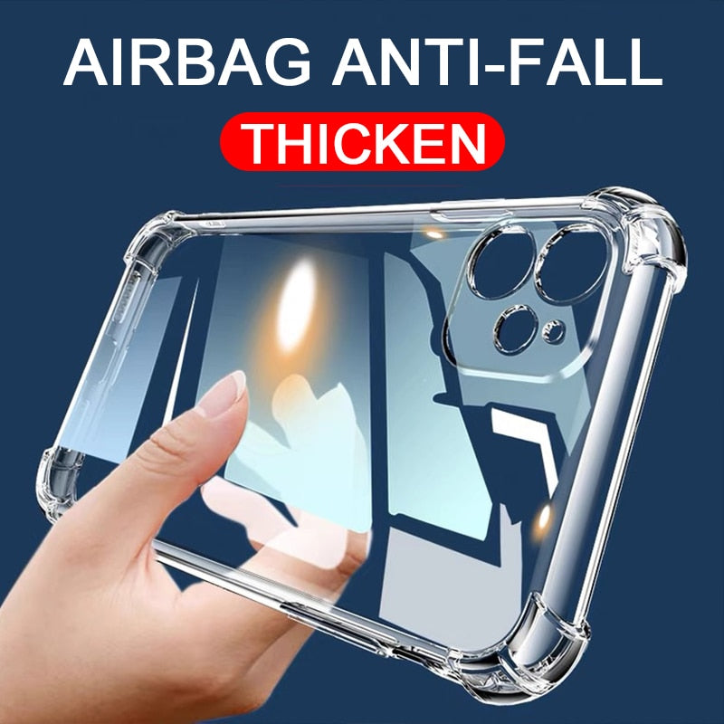 Shockproof Transparent Phone Case For iphone