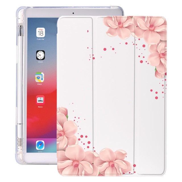 Flower Leaves Luxury Case For iPad AIr