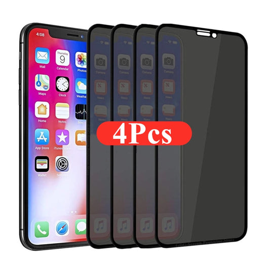 1-4Pcs 30 Degrees Privacy Screen Protectors for IPhone