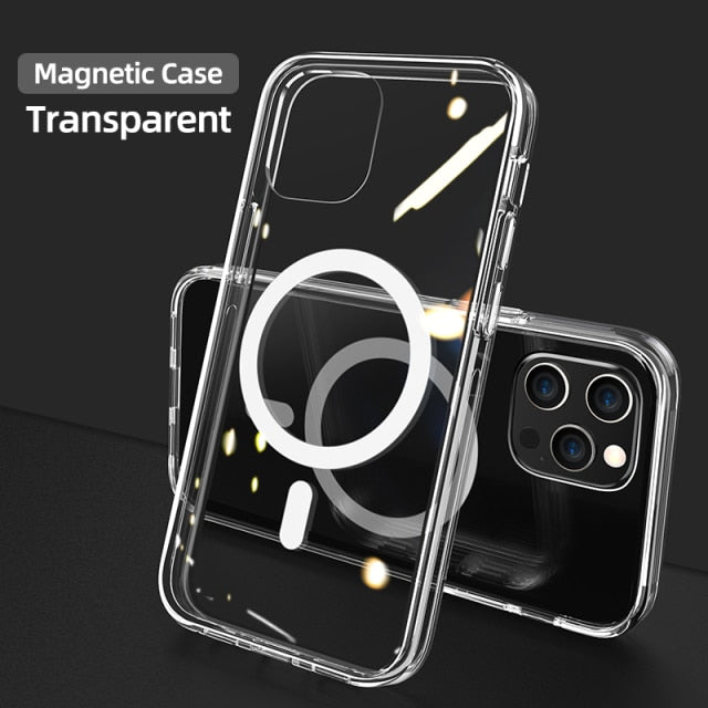 Clear Magnectic Phone Case For iPhone