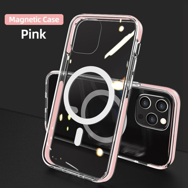 Clear Magnectic Phone Case For iPhone